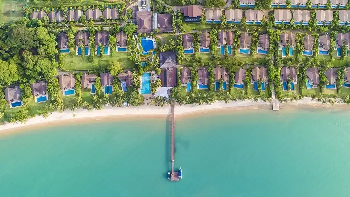 Pool villas at Barcelo Coconut Island