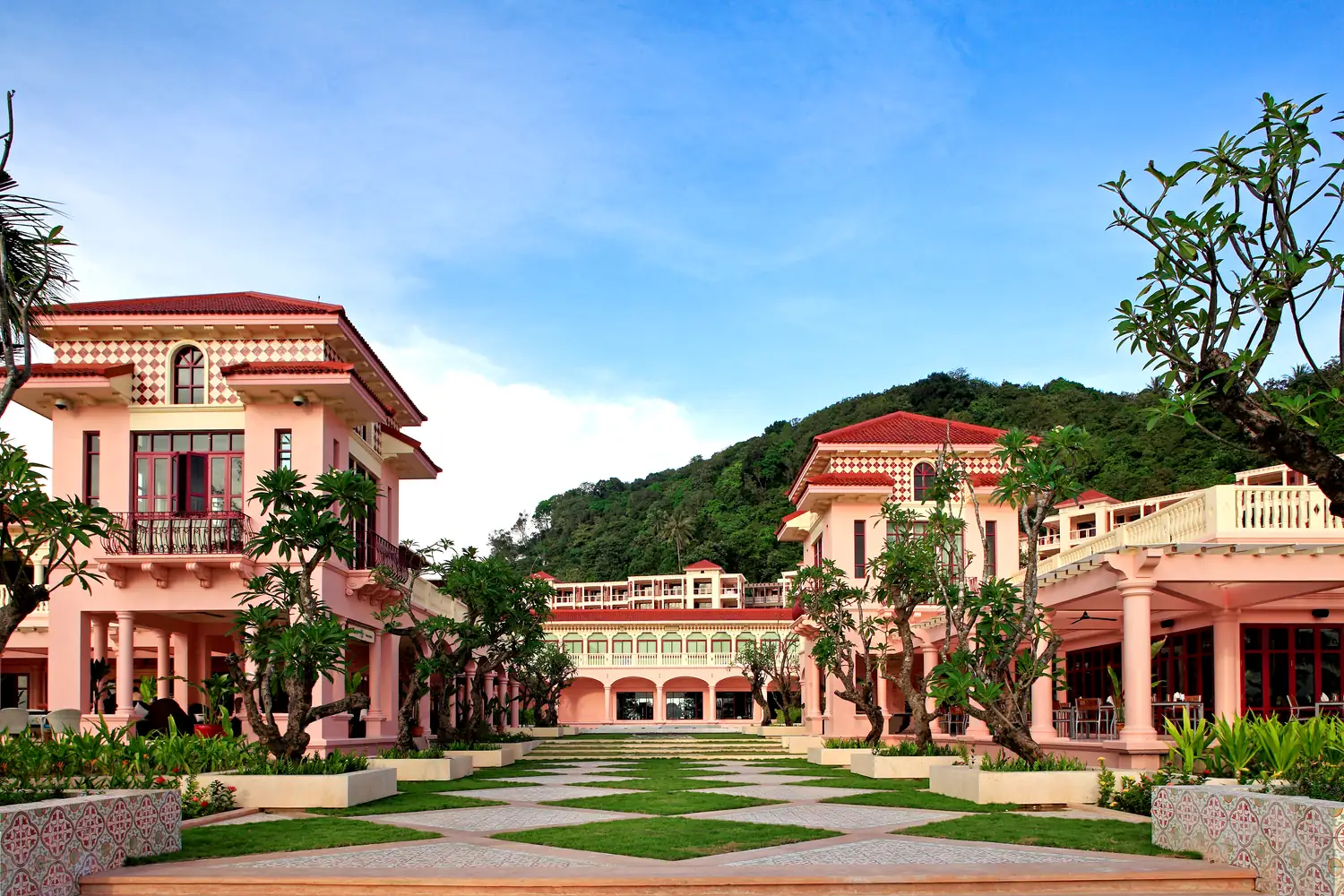 The Lawn and lagoon pool at Centara Grand Beach Resort Phuket