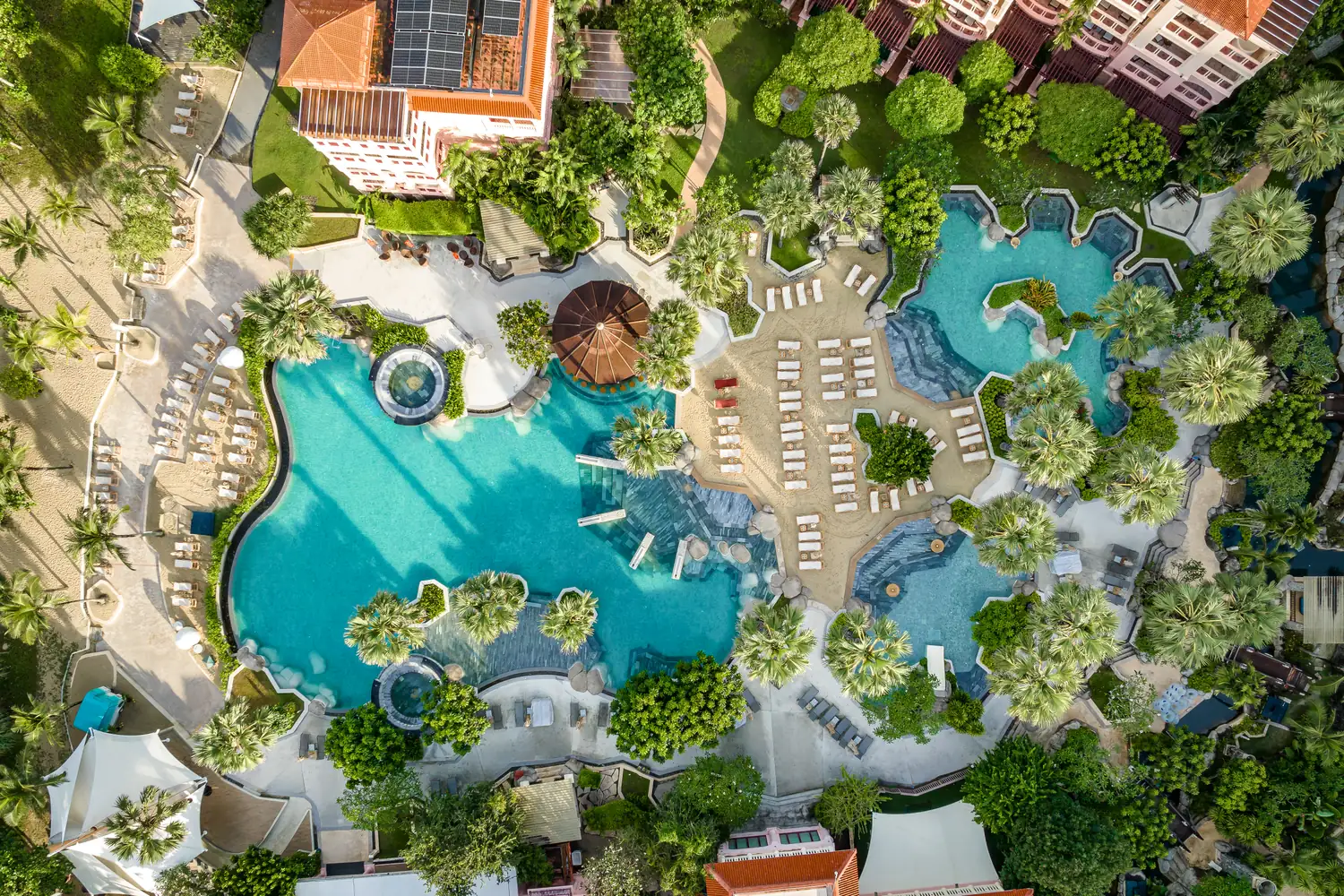 Swimming pool and terraces