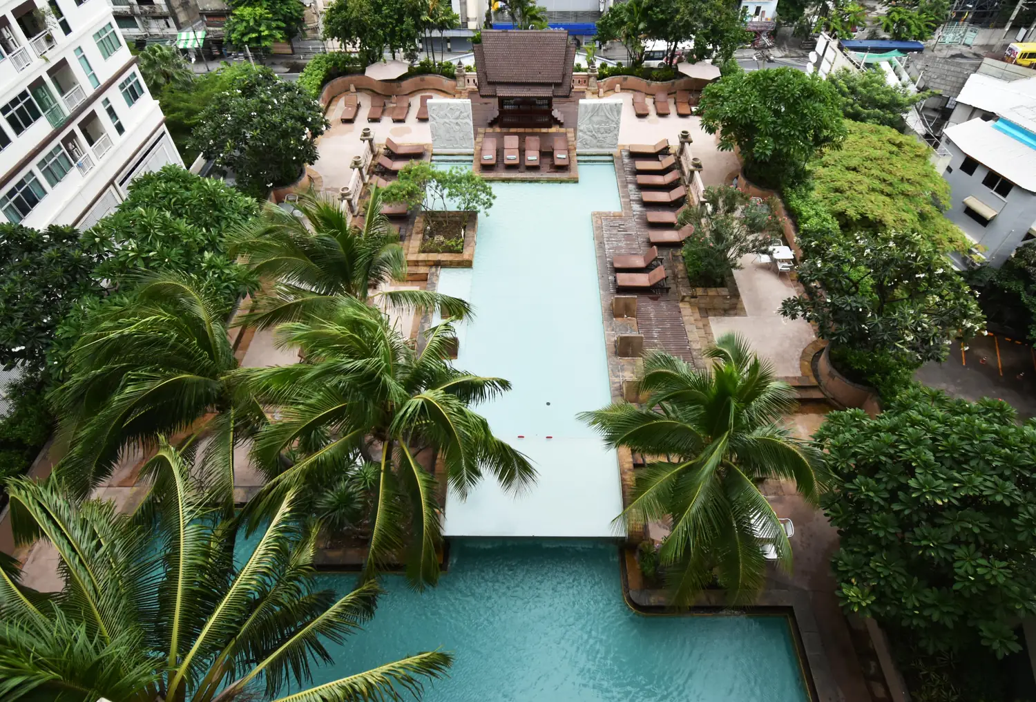 Rooftop swimming pool at Century Park Hotel