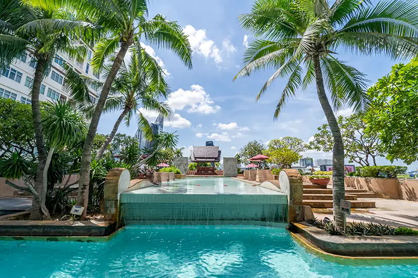 Swimming pool and sundeck
