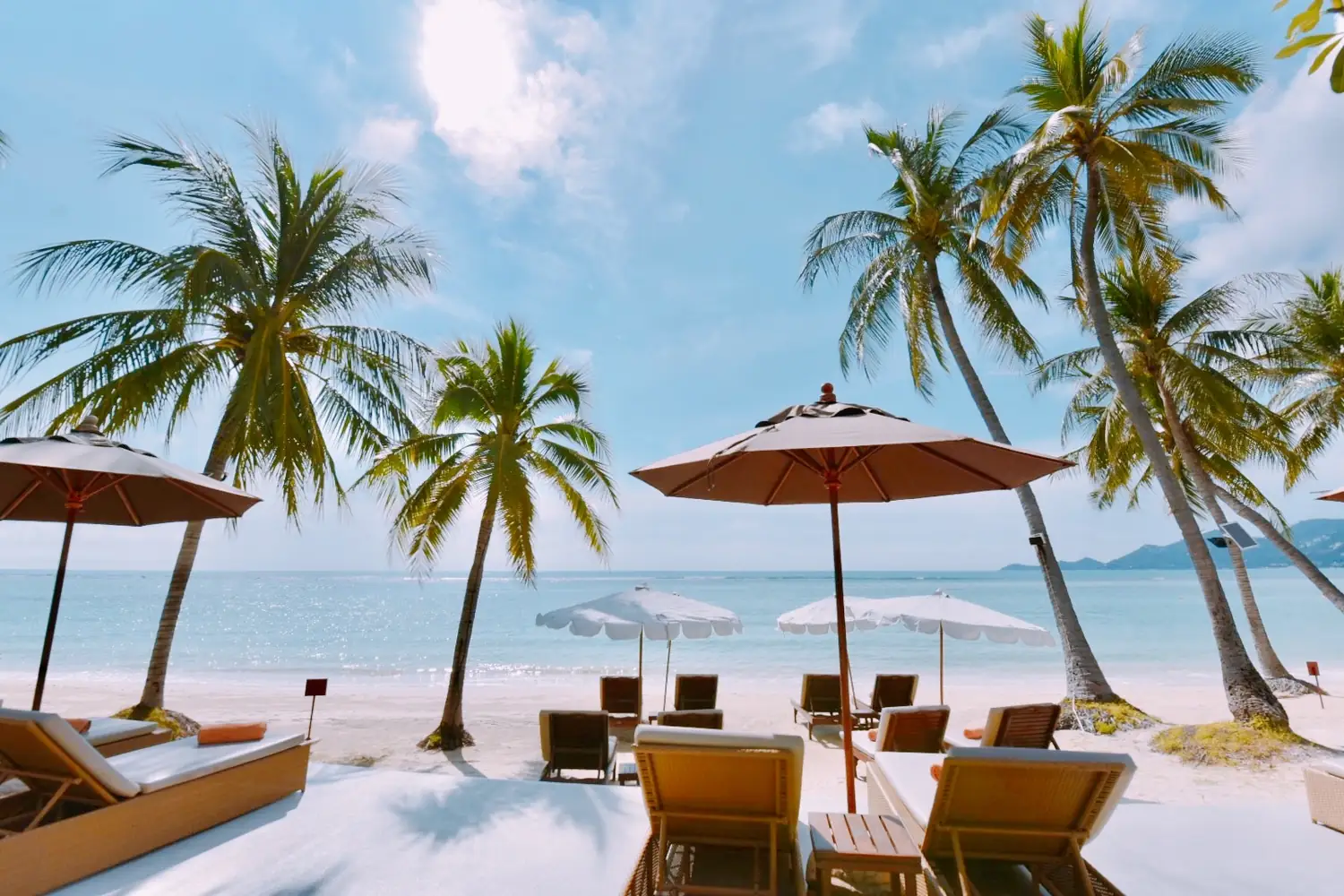 Chaweng Beach in front of the resort