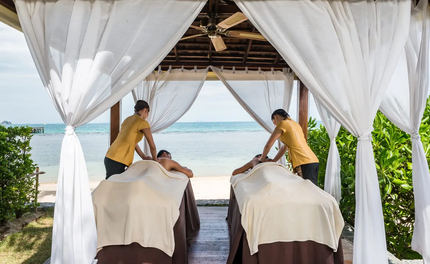 Spa lounge at the resort