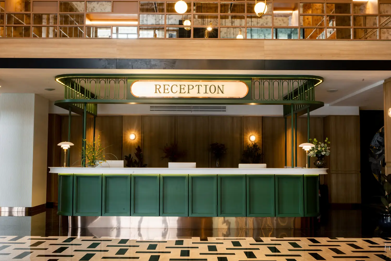 Interior detail in the public areas