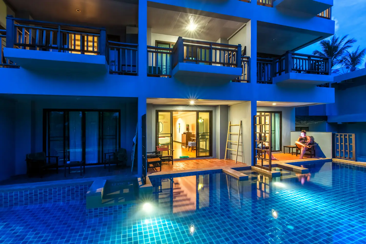 Pool access rooms at Krabi Chada Resort