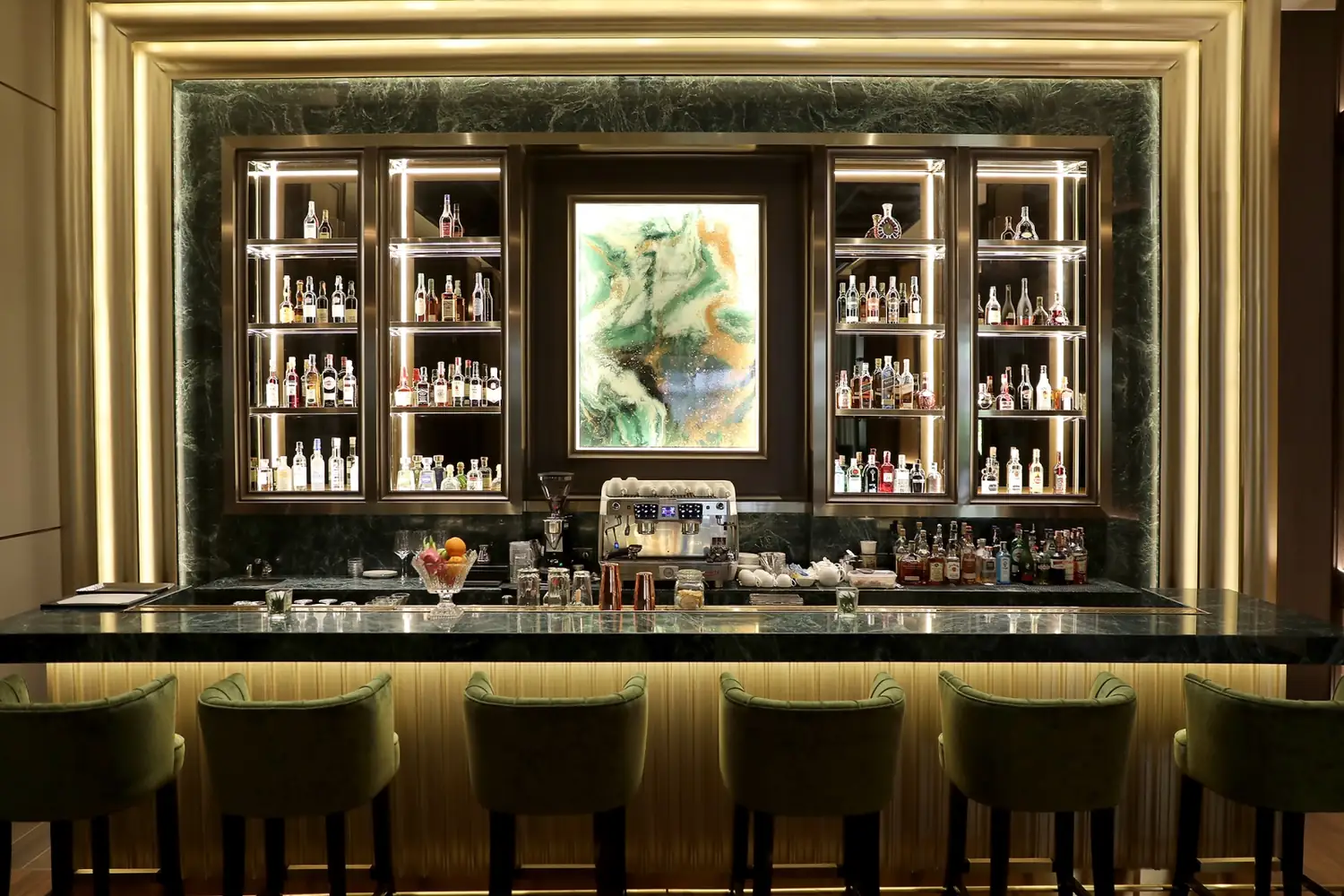 Rendezvous Bar in the evening