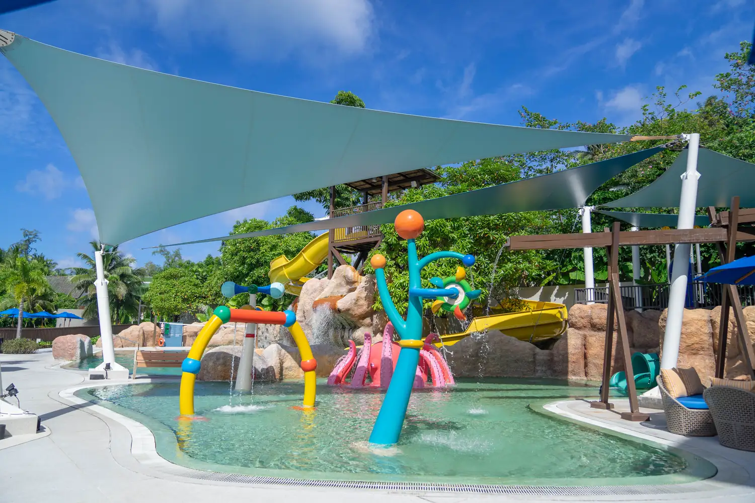 Resort bar and gym