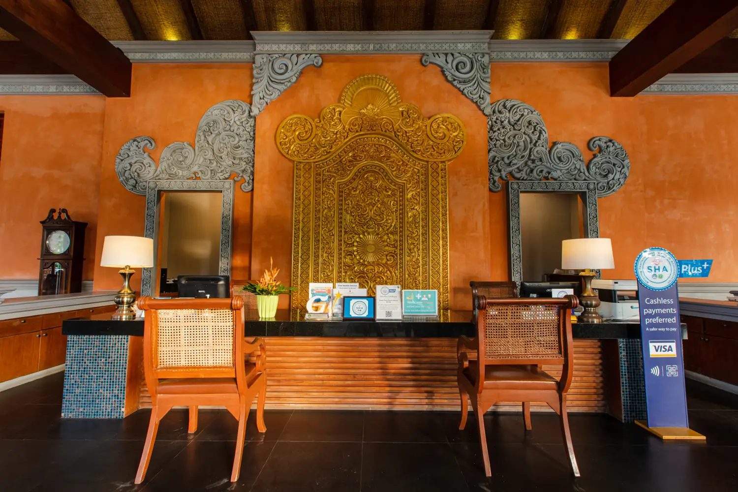 Resort lobby
