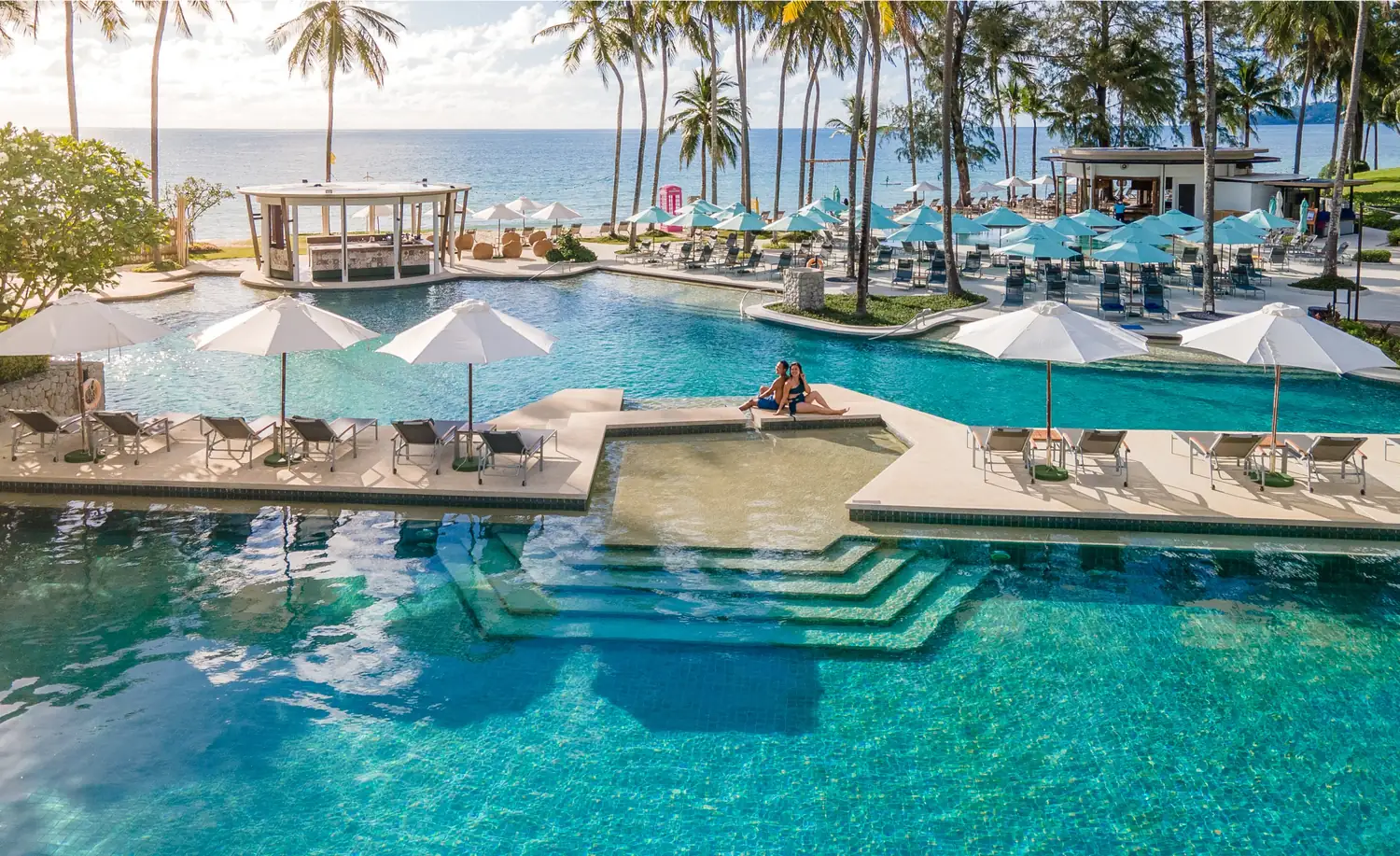 Resort grounds and pool