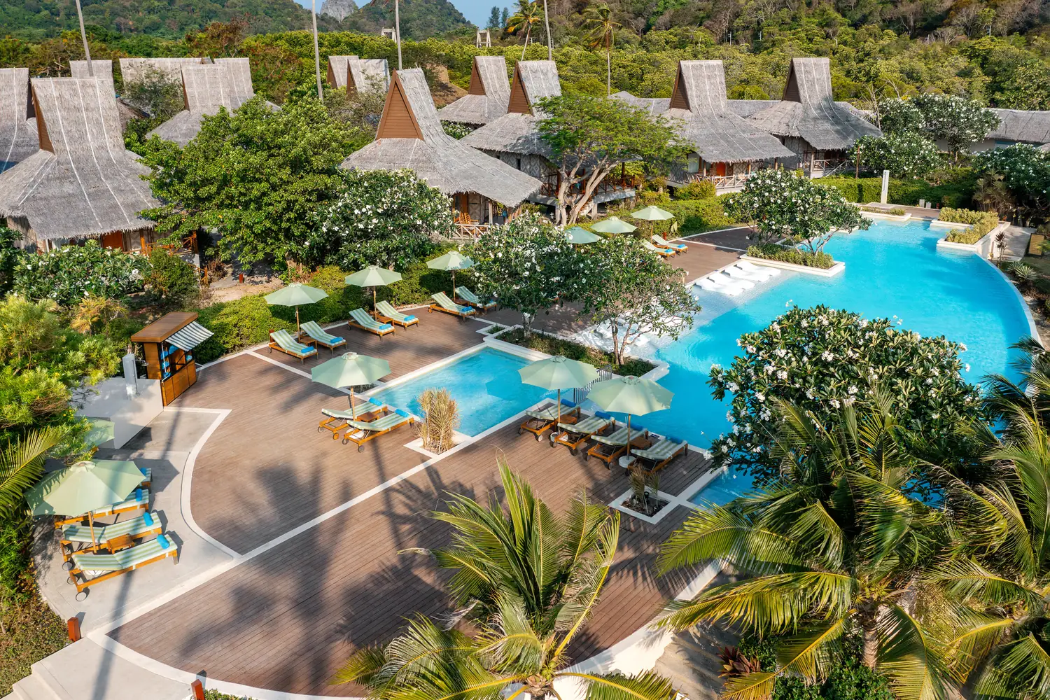 Main pool seen from above