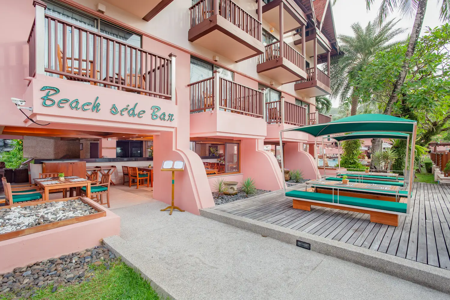 Beach Side Bar terrace seating