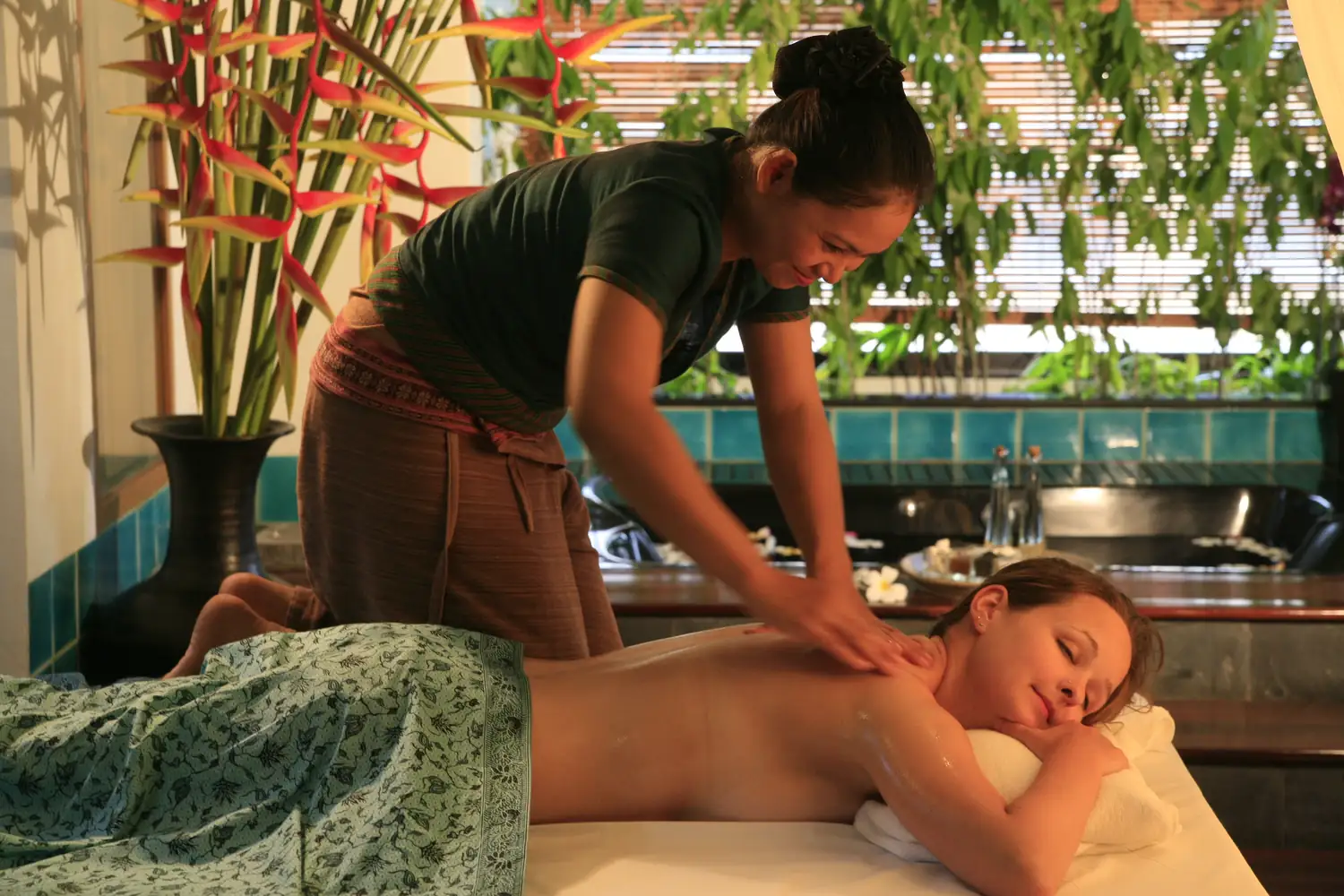 Thai massage treatment